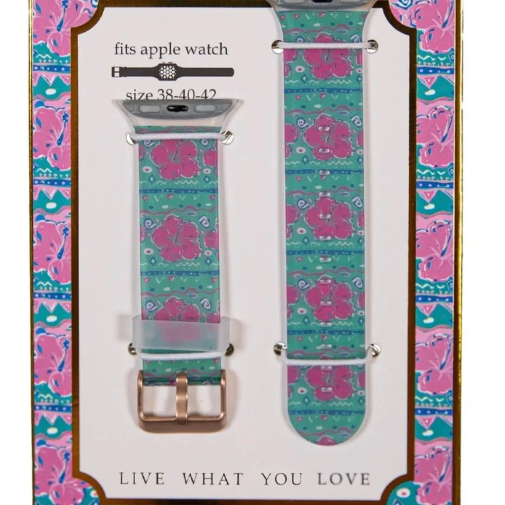 Simply Southern Hibiscus Apple Watch Band